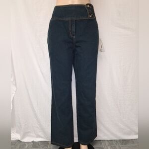 Vintage Harve Benard by benard Holtzman  Dark Blue Straight Leg Jeans Size 14